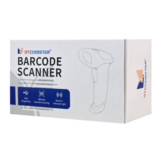 Gtcodestar Barcode Scanner X-760H, 1D & 2D, Ενσύρματο, Μαύρο Gtcodestar Barcode Scanner X-760H, 1D & 2D, Ενσύρματο, Μαύρο