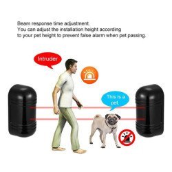 Φωτοηλεκτρικός Ανιχνευτής Yet616, 2 Δεσμών, Εμβέλεια Έως 60M