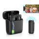 Apexel Ασύρματο Μικρόφωνο Apl-Mic007 Με Θήκη Φόρτισης, Usb-C, 2.4Ghz, Μαύρο Apexel Ασύρματο Μικρόφωνο Apl-Mic007 Με Θήκη Φόρτισης, Usb-C, 2.4Ghz, Μαύρο