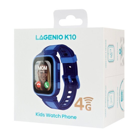Lagenio Gps Smartwatch Για Παιδιά K10, 1.8", Με Κάμερα, 4G, Ip68, Μπλε Lagenio Gps Smartwatch Για Παιδιά K10, 1.8", Με Κάμερα, 4G, Ip68, Μπλε