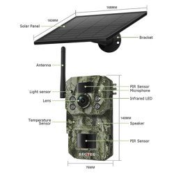 Sectec Smart Ηλιακή Κάμερα Κυνηγού St-Hc809, 3Mp, 4G, Pir, Sd, Ip66 Sectec Smart Ηλιακή Κάμερα Κυνηγού St-Hc809, 3Mp, 4G, Pir, Sd, Ip66