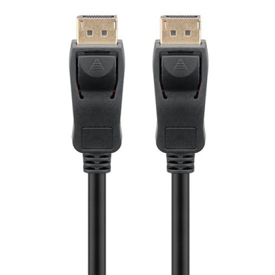 Goobay Καλώδιο Displayport 74744, 8K/120Hz, 40 Gbps, 2M, Μαύρο Goobay Καλώδιο Displayport 74744, 8K/120Hz, 40 Gbps, 2M, Μαύρο
