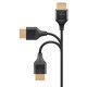 Goobay Καλώδιο Hdmi 75296 Με Ethernet, Slim, 4K/60Hz, 18 Gbps, 5M, Μαύρο Goobay Καλώδιο Hdmi 75296 Με Ethernet, Slim, 4K/60Hz, 18 Gbps, 5M, Μαύρο