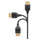 Goobay Καλώδιο Hdmi 75298 Με Ethernet, Slim, 8K/60Hz, 48 Gbps, 1M, Μαύρο Goobay Καλώδιο Hdmi 75298 Με Ethernet, Slim, 8K/60Hz, 48 Gbps, 1M, Μαύρο