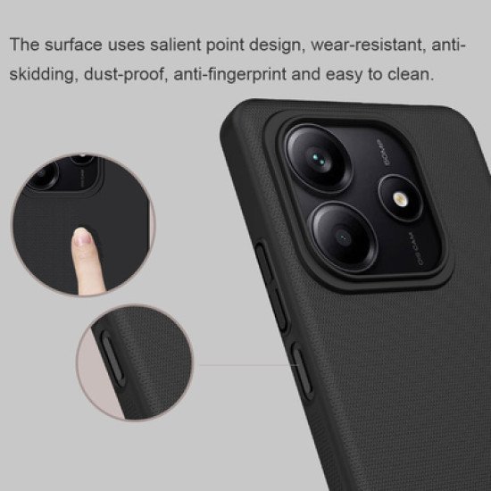 Nillkin Θήκη Super Frosted Shield Για Xiaomi Redmi Note 14, Μπλε Nillkin Θήκη Super Frosted Shield Για Xiaomi Redmi Note 14, Μπλε