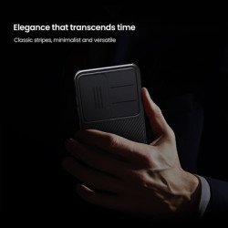 Nillkin Θήκη Camshield Pro Για Samsung Galaxy S25, Μαύρη Nillkin Θήκη Camshield Pro Για Samsung Galaxy S25, Μαύρη