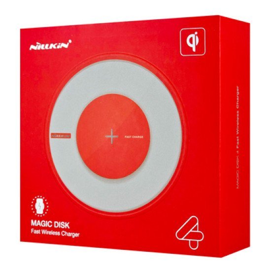 Nillkin Ασύρματος Φορτιστής Magic Disk 4, 15W, Κόκκινος Nillkin Ασύρματος Φορτιστής Magic Disk 4, 15W, Κόκκινος