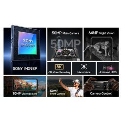 Ulefone Smartphone Armor 28 Ultra Thermal, 6.67" & 1.04, 16/1Tb, 5G, 10600Mah, Ip68/Ip69K, Μαύρο