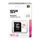 Silicon Power Κάρτα Μνήμης Microsdxc Superior, 64Gb, C10 Uhs-I U3 A1 V30 Silicon Power Κάρτα Μνήμης Microsdxc Superior, 64Gb, C10 Uhs-I U3 A1 V30