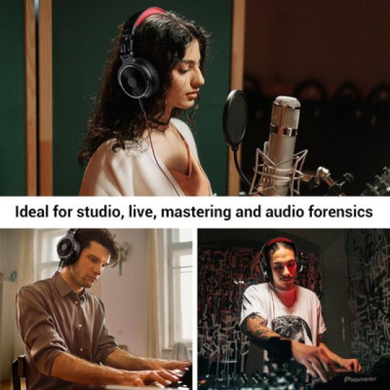 Oneodio Headset Studio Pro 10, 6.35Mm & 3.5Mm Σύνδεση, Hi-Res, 50Mm, Μαύρο/Κόκκινο Oneodio Headset Studio Pro 10, 6.35Mm & 3.5Mm Σύνδεση, Hi-Res, 50Mm, Μαύρο/Κόκκινο