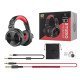 Oneodio Headset Studio Pro 10, 6.35Mm & 3.5Mm Σύνδεση, Hi-Res, 50Mm, Μαύρο/Κόκκινο Oneodio Headset Studio Pro 10, 6.35Mm & 3.5Mm Σύνδεση, Hi-Res, 50Mm, Μαύρο/Κόκκινο