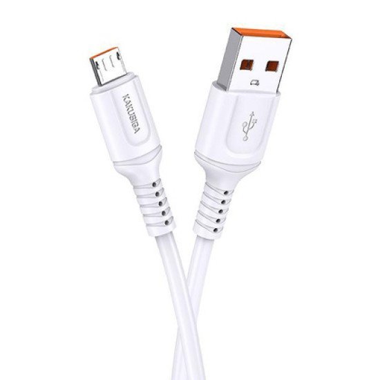 Kakusiga Καλώδιο Micro Usb Σε Usb Ksc-805, 2.4A, 480Mbps, 1M, Λευκό Kakusiga Καλώδιο Micro Usb Σε Usb Ksc-805, 2.4A, 480Mbps, 1M, Λευκό