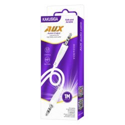 Kakusiga Καλώδιο Ήχου 3.5Mm Ksc-893, Aux, 1M, Λευκό