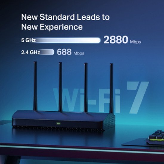 Mercusys Router Mr27Be, Wifi 7, 3.6Gbps Be3600, Easymesh, Ver 1.20 Mercusys Router Mr27Be, Wifi 7, 3.6Gbps Be3600, Easymesh, Ver 1.20