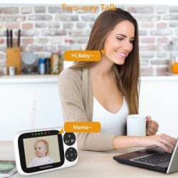 Hellobaby Ενδοεπικοινωνία Μωρού Hb2033 Με Κάμερα & Οθόνη 3.2", 720P Hellobaby Ενδοεπικοινωνία Μωρού Hb2033 Με Κάμερα & Οθόνη 3.2", 720P