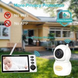 Hellobaby Ενδοεπικοινωνία Μωρού Hb6084L Με Κάμερα & Οθόνη 5.5", 720P, Ptz Hellobaby Ενδοεπικοινωνία Μωρού Hb6084L Με Κάμερα & Οθόνη 5.5", 720P, Ptz