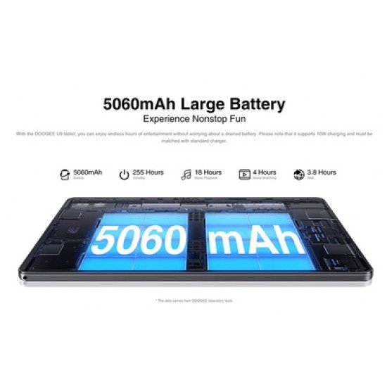 Doogee Tablet U9, 10.1", 3/64Gb, Android 13, 5060Mah, Γκρι Doogee Tablet U9, 10.1", 3/64Gb, Android 13, 5060Mah, Γκρι