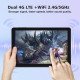 Doogee Tablet T10W, 10.1", 4/128Gb, 4G, Android 14, 8000Mah, Μπλε