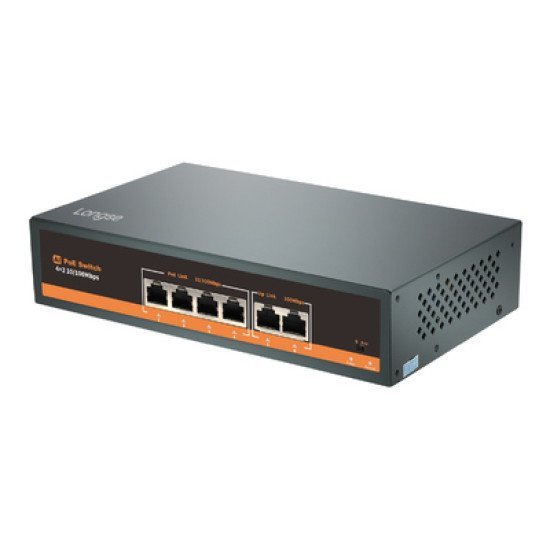 Longse Poe Switch Ht42Fa Με 4X Lan & 2X Wan Θύρες, 10/100Mbps Longse Poe Switch Ht42Fa Με 4X Lan & 2X Wan Θύρες, 10/100Mbps