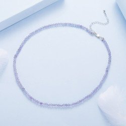 Bamoer Κολιέ Bsn431 Με Κρύσταλλα, Ασήμι 925, Μωβ Bamoer Κολιέ Bsn431 Με Κρύσταλλα, Ασήμι 925, Μωβ