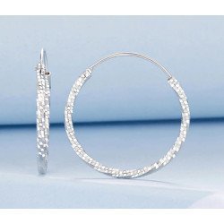 Bamoer Σκουλαρίκια Κρίκοι Bse1178-L, Ασήμι 925, 2.6Cm, Ασημί Bamoer Σκουλαρίκια Κρίκοι Bse1178-L, Ασήμι 925, 2.6Cm, Ασημί