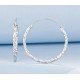 Bamoer Σκουλαρίκια Κρίκοι Bse1178-L, Ασήμι 925, 2.6Cm, Ασημί Bamoer Σκουλαρίκια Κρίκοι Bse1178-L, Ασήμι 925, 2.6Cm, Ασημί