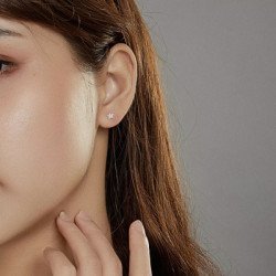 Bamoer Σκουλαρίκια Καρφωτά Bse431 Με Κυβική Ζιρκόνια, Ασήμι 925, Ασήμι Bamoer Σκουλαρίκια Καρφωτά Bse431 Με Κυβική Ζιρκόνια, Ασήμι 925, Ασήμι