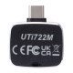 Uni-T Συσκευή Θερμικής Απεικόνισης Uti722M Για Smartphone, Usb-C, 20 °C Έως 450 °C Uni-T Συσκευή Θερμικής Απεικόνισης Uti722M Για Smartphone, Usb-C, 20 °C Έως 450 °C
