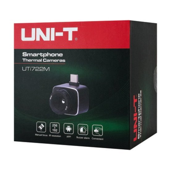 Uni-T Συσκευή Θερμικής Απεικόνισης Uti722M Για Smartphone, Usb-C, 20 °C Έως 450 °C Uni-T Συσκευή Θερμικής Απεικόνισης Uti722M Για Smartphone, Usb-C, 20 °C Έως 450 °C