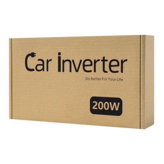 Powertech Inverter Αυτοκινήτου Ptl-023, 200W, 12V Dc Σε 220V Ac, Με Usb-C/3X Usb Powertech Inverter Αυτοκινήτου Ptl-023, 200W, 12V Dc Σε 220V Ac, Με Usb-C/3X Usb