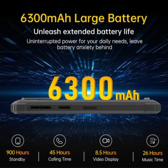 Oukitel Smartphone Wp32, 6", 4/128Gb, 6300Mah, Ip68/Ip69K, Πορτοκαλί Oukitel Smartphone Wp32, 6", 4/128Gb, 6300Mah, Ip68/Ip69K, Πορτοκαλί