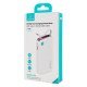 Usams Power Bank Cd224 Με Καλώδιο Usb-C, 2X Θύρες Εξόδου, 10000Mah, 20W, Λευκό Usams Power Bank Cd224 Με Καλώδιο Usb-C, 2X Θύρες Εξόδου, 10000Mah, 20W, Λευκό