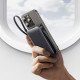 Usams Power Bank Cd228 Με 2X Καλώδια, 2X Θύρες Εξόδου, 10000Mah, 20W, Γκρι Usams Power Bank Cd228 Με 2X Καλώδια, 2X Θύρες Εξόδου, 10000Mah, 20W, Γκρι