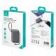 Usams Power Bank Cd228 Με 2X Καλώδια, 2X Θύρες Εξόδου, 10000Mah, 20W, Γκρι Usams Power Bank Cd228 Με 2X Καλώδια, 2X Θύρες Εξόδου, 10000Mah, 20W, Γκρι