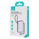 Usams Power Bank Cd228 Με 2X Καλώδια, 2X Θύρες Εξόδου, 10000Mah, 20W, Ασημί Usams Power Bank Cd228 Με 2X Καλώδια, 2X Θύρες Εξόδου, 10000Mah, 20W, Ασημί