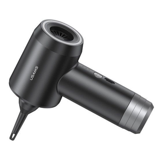Usams 2 Σε 1 Σκουπάκι Χειρός & Air Duster Zb291, 60W, 4000Mah, Μαύρο Usams 2 Σε 1 Σκουπάκι Χειρός & Air Duster Zb291, 60W, 4000Mah, Μαύρο