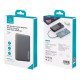 Usams Power Bank Cd242, Magnetic Wireless, Usb-C Έξοδος, 10000Mah, 20W, Γκρι Usams Power Bank Cd242, Magnetic Wireless, Usb-C Έξοδος, 10000Mah, 20W, Γκρι