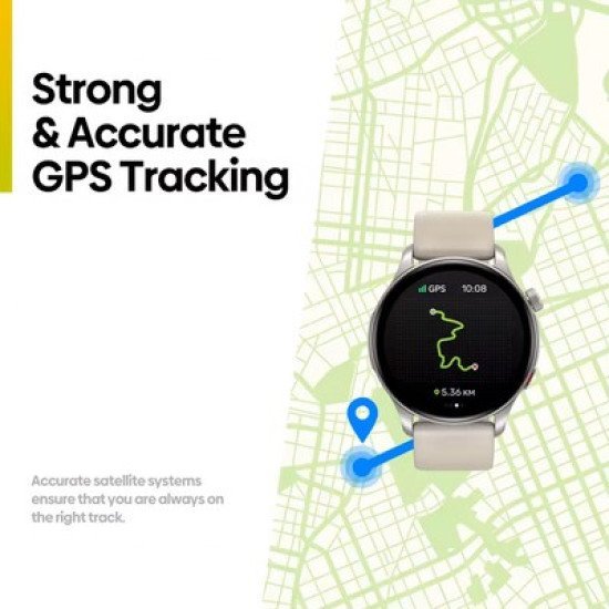 Zeblaze Smartwatch Btalk 3 Gps, Heart Rate, 1.43" Amoled, Gps, 3 Atm, Γκρι