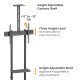Brateck Βάση Τηλεόρασης Δαπέδου T1042T, 37-70", Έως 45Kg, Με Ράφια & Ροδάκια Brateck Βάση Τηλεόρασης Δαπέδου T1042T, 37-70", Έως 45Kg, Με Ράφια & Ροδάκια