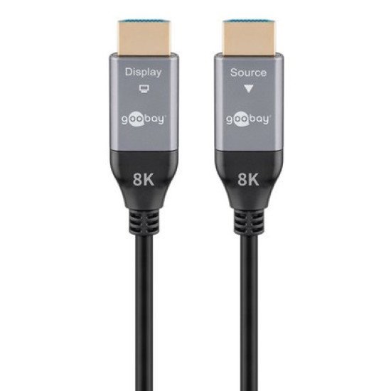 Goobay Καλώδιο Hdmi 2.1 76277 Με Ethernet, 8K/60Hz, 48 Gbps, 40M, Μαύρο Goobay Καλώδιο Hdmi 2.1 76277 Με Ethernet, 8K/60Hz, 48 Gbps, 40M, Μαύρο