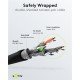 Goobay Καλώδιο Δικτύου 91626, Cat 7 S/Ftp, Copper, 500Mhz, 5M, Μαύρο Goobay Καλώδιο Δικτύου 91626, Cat 7 S/Ftp, Copper, 500Mhz, 5M, Μαύρο