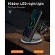 Ldnio Ασύρματος Φορτιστής Wl02 Με Led Φωτισμό, 3 Σε 1, 15W, Μαύρος Ldnio Ασύρματος Φορτιστής Wl02 Με Led Φωτισμό, 3 Σε 1, 15W, Μαύρος