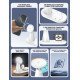 Ldnio Ασύρματος Φορτιστής Wl01 Με Led Φωτισμό, 3 Σε 1, 15W, Λευκός Ldnio Ασύρματος Φορτιστής Wl01 Με Led Φωτισμό, 3 Σε 1, 15W, Λευκός