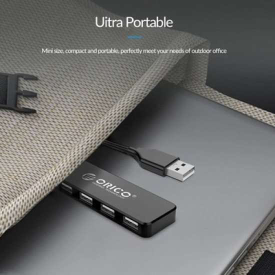 Orico Usb Hub Fl01, 4X Θυρών, Usb 2.0, 480Mbps, Usb Σύνδεση, Μαύρο Orico Usb Hub Fl01, 4X Θυρών, Usb 2.0, 480Mbps, Usb Σύνδεση, Μαύρο