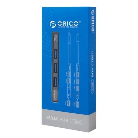 Orico Usb Hub Ah-A13, 4X Θυρών, Usb 3.0, 5Gbps, Usb Σύνδεση, Γκρι Orico Usb Hub Ah-A13, 4X Θυρών, Usb 3.0, 5Gbps, Usb Σύνδεση, Γκρι