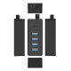 Orico Usb Hub W5P-U3, 4X Θυρών, Usb 3.0, 5Gbps, Usb Σύνδεση, 1M Καλώδιο, Μαύρο Orico Usb Hub W5P-U3, 4X Θυρών, Usb 3.0, 5Gbps, Usb Σύνδεση, 1M Καλώδιο, Μαύρο