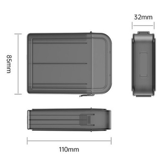 Orico Θήκη Προστασίας Για 2X 2.5" Hdd Pph25, Γκρι/Διάφανη Orico Θήκη Προστασίας Για 2X 2.5" Hdd Pph25, Γκρι/Διάφανη
