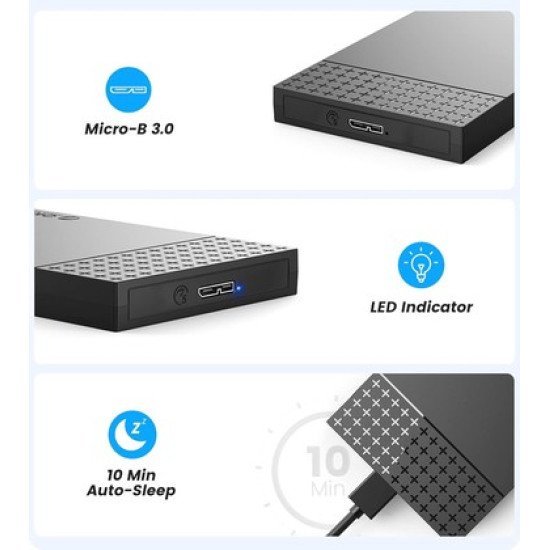 Orico Θήκη Για 2.5" Sata Hdd/Ssd 2526U3-V1, 5Gbps, Μαύρη Orico Θήκη Για 2.5" Sata Hdd/Ssd 2526U3-V1, 5Gbps, Μαύρη