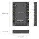 Orico Tray 3.5" Για 2.5" Hdd/Ssd 1125Ss-V1, 6Gbps, Μαύρο Orico Tray 3.5" Για 2.5" Hdd/Ssd 1125Ss-V1, 6Gbps, Μαύρο