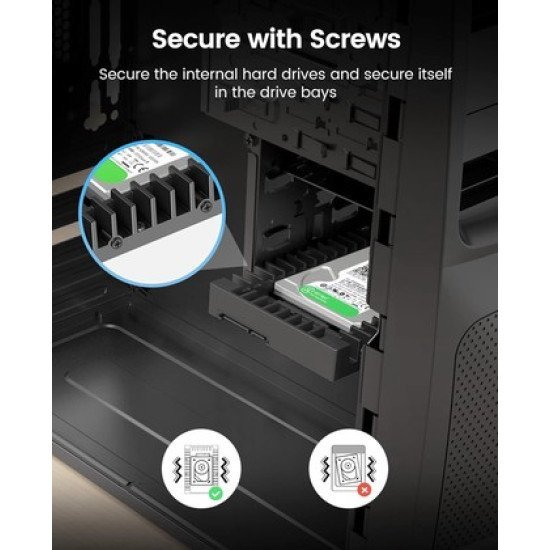 Orico Tray 3.5" Για 2.5" Hdd/Ssd 1125Ss-V1, 6Gbps, Μαύρο Orico Tray 3.5" Για 2.5" Hdd/Ssd 1125Ss-V1, 6Gbps, Μαύρο